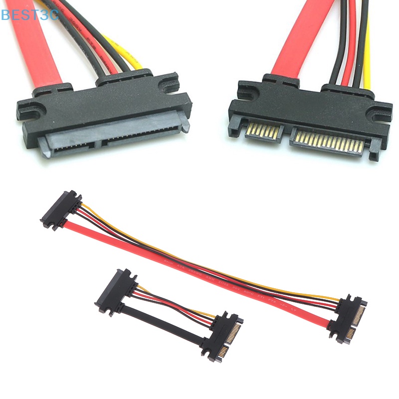 best3c-สายเคเบิลฮาร์ดดิสก์-sata-22-pin-ตัวผู้-เป็นตัวเมีย-sata-22-pin-ตัวผู้-เป็นตัวเมีย-7-15-pin