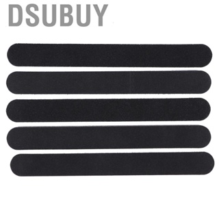 Dsubuy 5pcs Sanding Black Double Sided Nail Files Board Round Head Salon Art Tool