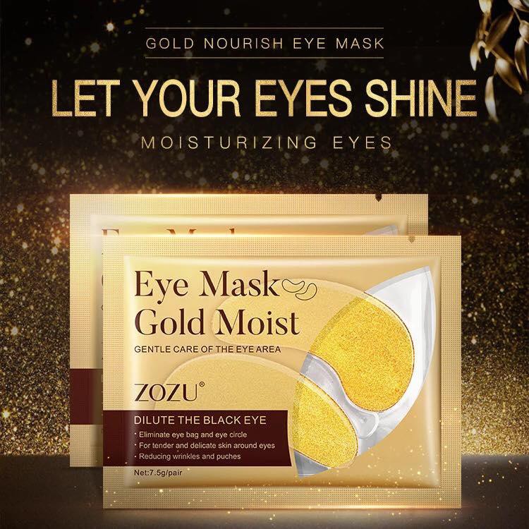 zozu-eye-mask-gold-มาร์คใต้ตาคอลลาเจนทองคำบริสุทธิ์-ลดรอยหมองคล้ำ-ริ้วรอย-ใต้ตาบวม-ร่องลึกรอบดวงตา