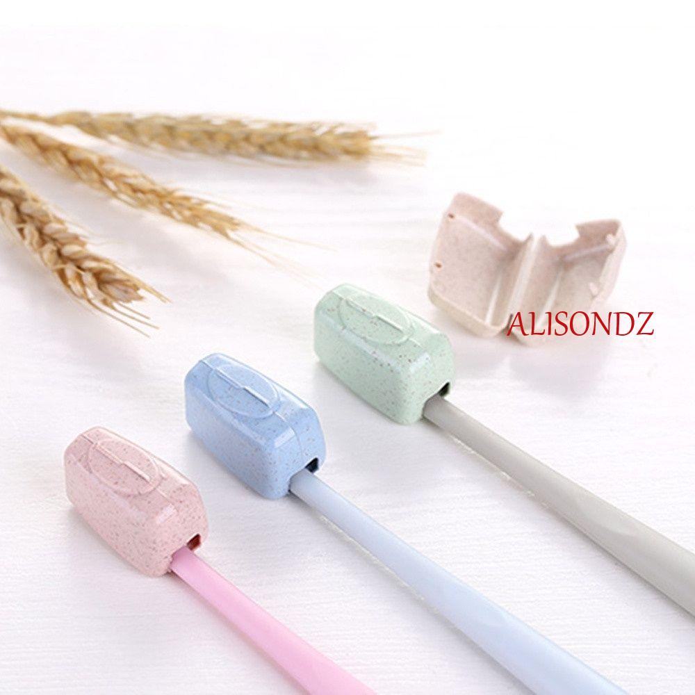 alisondz-หัวแปรงสีฟันน่ารัก-กันฝุ่น-เดินทาง-สุขภาพ-ฟางข้าวสาลี-เคส