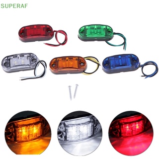 Superaf โคมไฟ Led 2 ดวง สําหรับติดด้านข้างรถบรรทุก รถพ่วง รถตู้ 1 ชิ้น