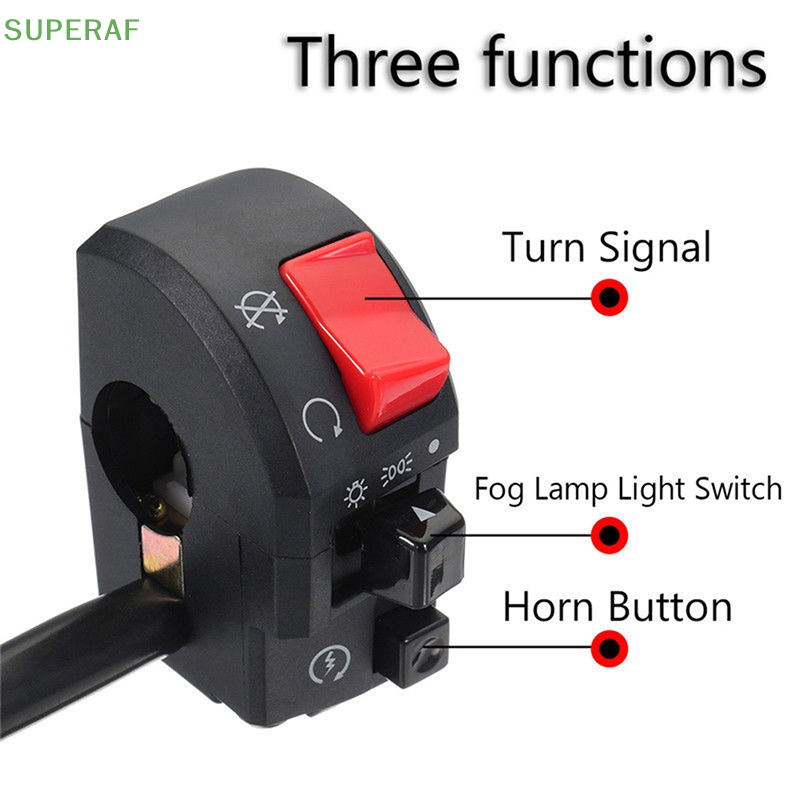 superaf-ปุ่มแตรไฟตัดหมอก-7-8-นิ้ว-สําหรับรถจักรยานยนต์-มาแรง