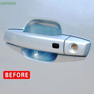 Superaf สติกเกอร์รูกุญแจล็อคประตูรถยนต์ 4 ชิ้น
