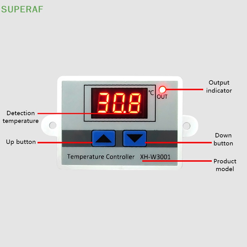 superaf-xh-w3001-สวิตช์ควบคุมอุณหภูมิดิจิทัล-ไมโครคอมพิวเตอร์