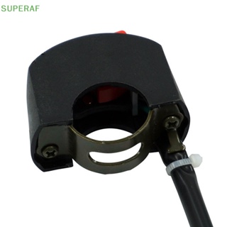 Superaf สวิตช์ปุ่มกดเปิดปิดไฟหน้ารถจักรยานยนต์ Led