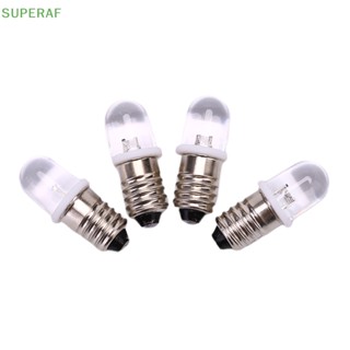 Superaf ขายดี หลอดไฟ Led E10 DC 3V 4.5V สําหรับเครื่องดนตรี 5 ชิ้น