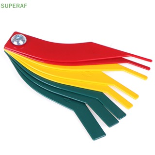 Superaf 8 in1 เกจวัดความหนาผ้าเบรกโลหะ ชุดเครื่องมือวัดขนาดผ้าเบรกไม้บรรทัด
 มาแรง