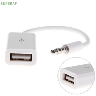 Superaf แจ็คแปลงเสียง AUX ตัวผู้ 3.5 มม. เป็น USB 2.0 ตัวเมีย MP3 สําหรับรถยนต์
ปลั๊กแจ็คเสียง AUX ตัวผู้ เป็น USB 2.0 ตัวเมีย แปลงสายเคเบิล MP3 3.5 มม. สําหรับรถยนต์
ขายดี AUX A ตัวผู้