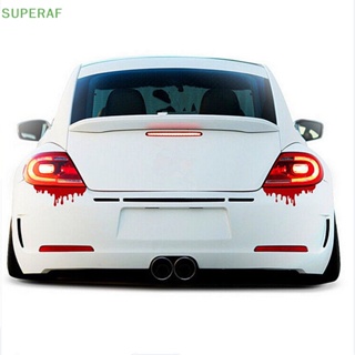 Superaf สติกเกอร์สะท้อนแสง เลือดไหล สําหรับติดไฟหน้า หลังรถยนต์ ขายดี 1 ชิ้น