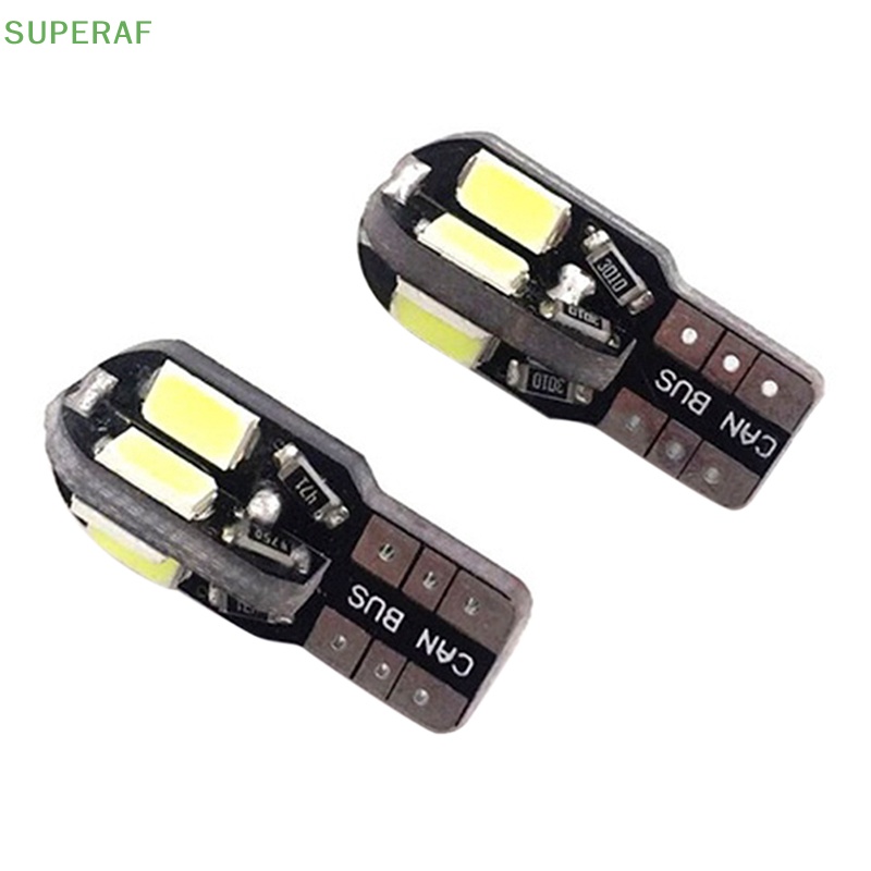 superaf-ขายดี-หลอดไฟ-led-8-ดวง-canbus-t10-194-168-w5w-5730-สีขาว-สําหรับติดด้านข้างรถยนต์-10-ชิ้น