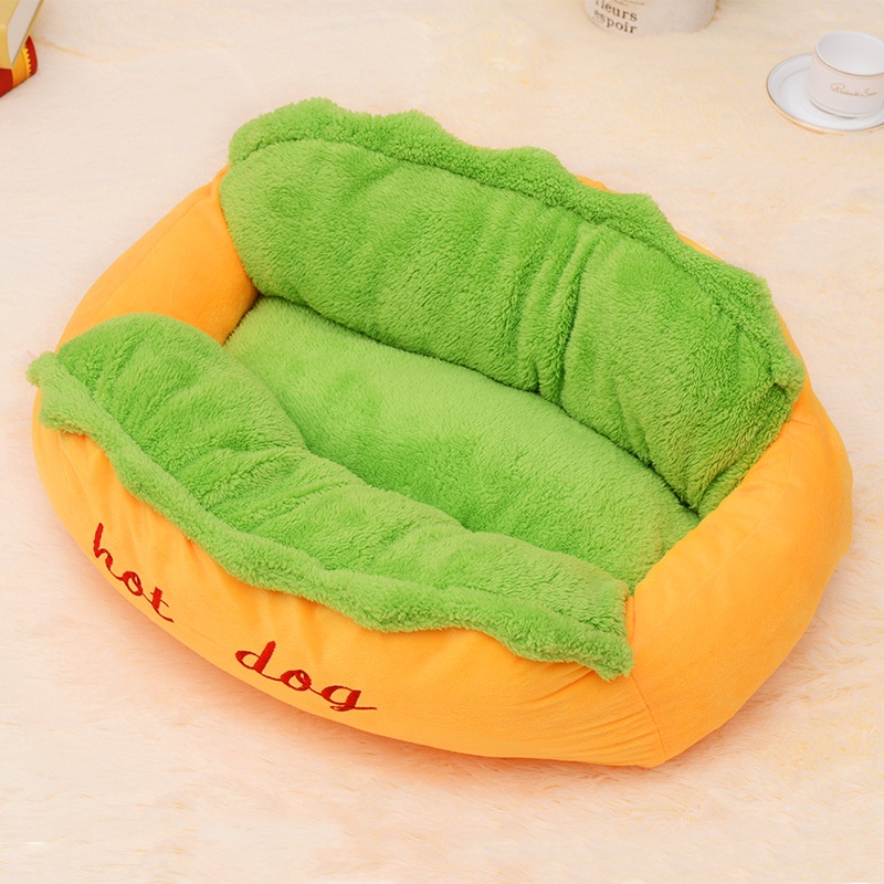 pp-hot-dog-shape-เตียงสัตว์เลี้ยงนวัตกรรมที่ถอดออกได้ฤดูใบไม้ร่วงฤดูหนาว-warm-sleeping-mat-สำหรับแมวสุนัข
