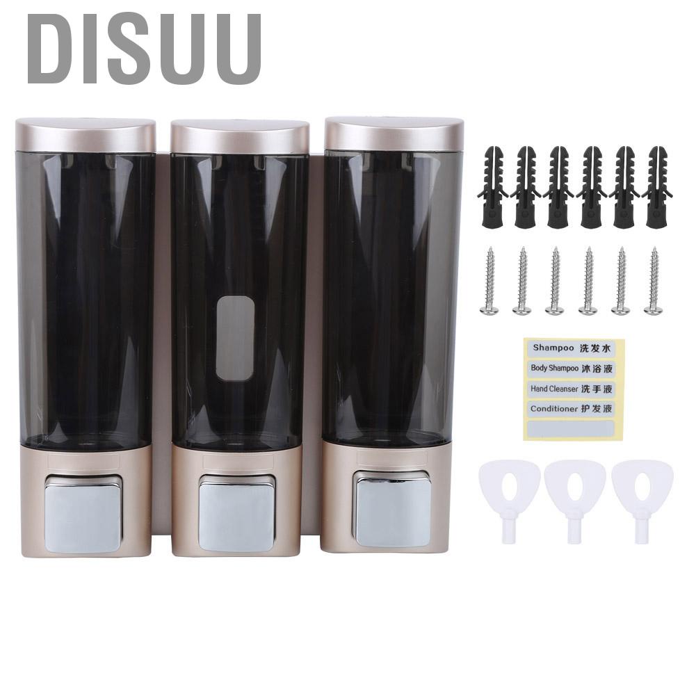 disuu-soap-dispenser-3-head-200ml-manual-for-kitchen-bathroom-bank-hotel-shopping-mall