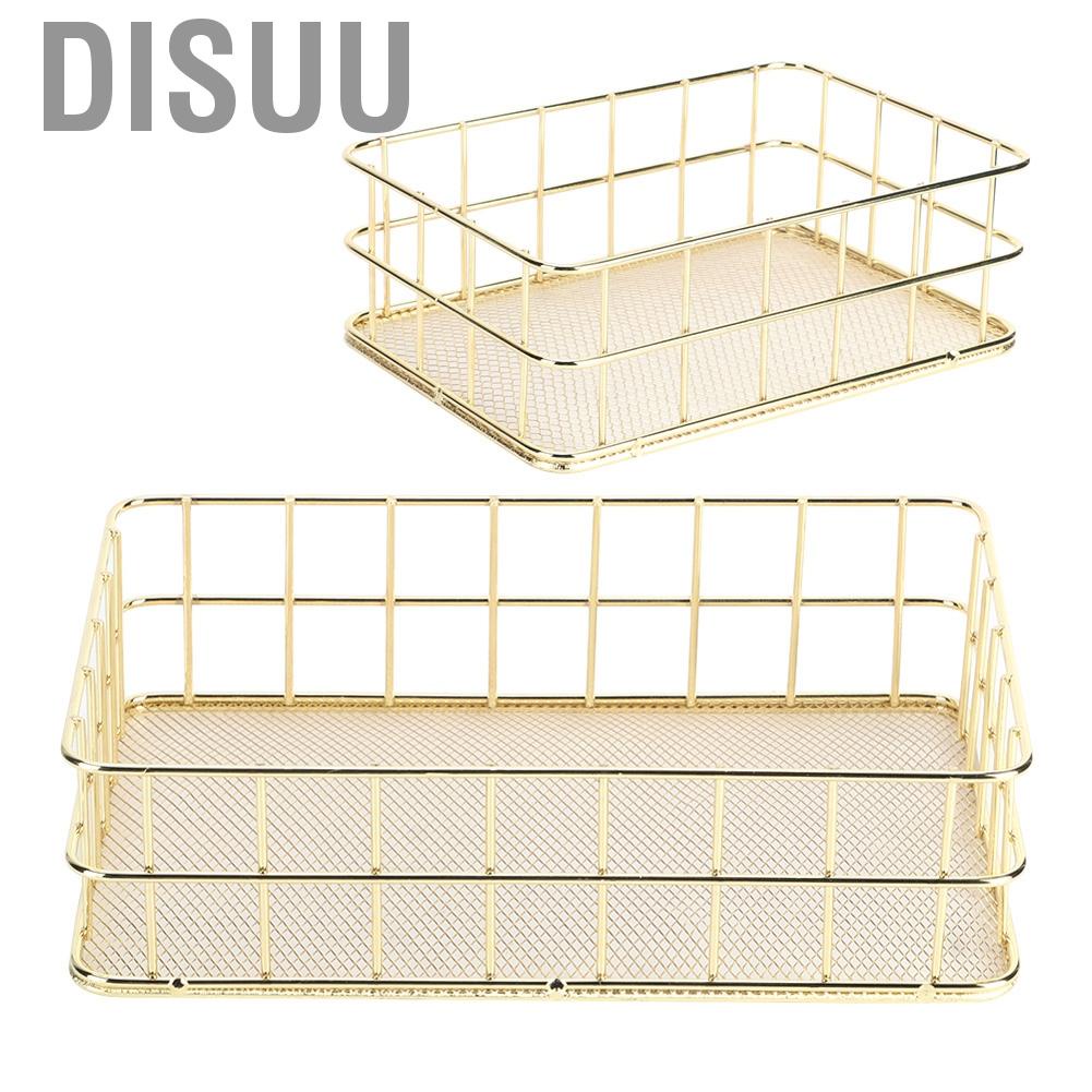 disuu-golden-iron-storage-multifunctional-wire-mesh-desktop-organize-hg