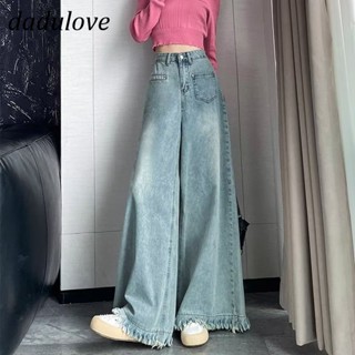 DaDulove💕 New American Ins High Street Retro Jeans Niche High Waist Loose Wide Leg Pants Large Size Trousers