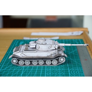 PORSCHE โมเดลรถถังกระดาษ 1:35 VK4501 DIY