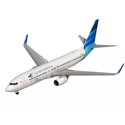 โมเดลเครื่องบินกระดาษ-แฮนด์เมด-diy-1-ถึง-100-garuda-indonesia-boeing-737-800