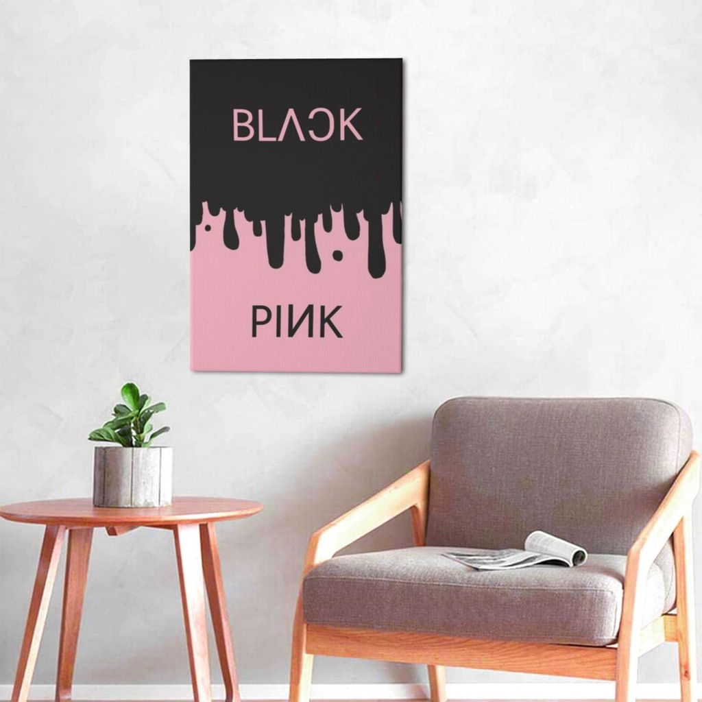 blackpink-ภาพวาดผ้าใบ-ตกแต่งผนังบ้าน-โปสเตอร์ศิลปะ-ของขวัญสําหรับเด็กชายและเด็กหญิง-ห้องนอน