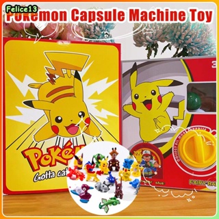 Pokemon Pikachu Elf Ball Capsule Machine ของเล่นเด็กชายและเด็กหญิงของขวัญวันเกิดคริสต์มาส -FE