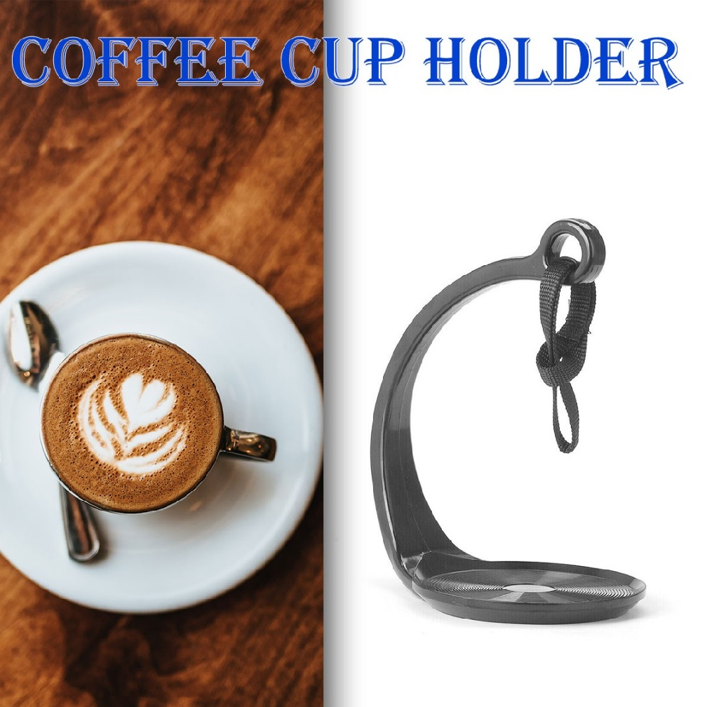 New No Spill Mug Cup Holder for Shaky Hands to Carry Hot Cold Drinks