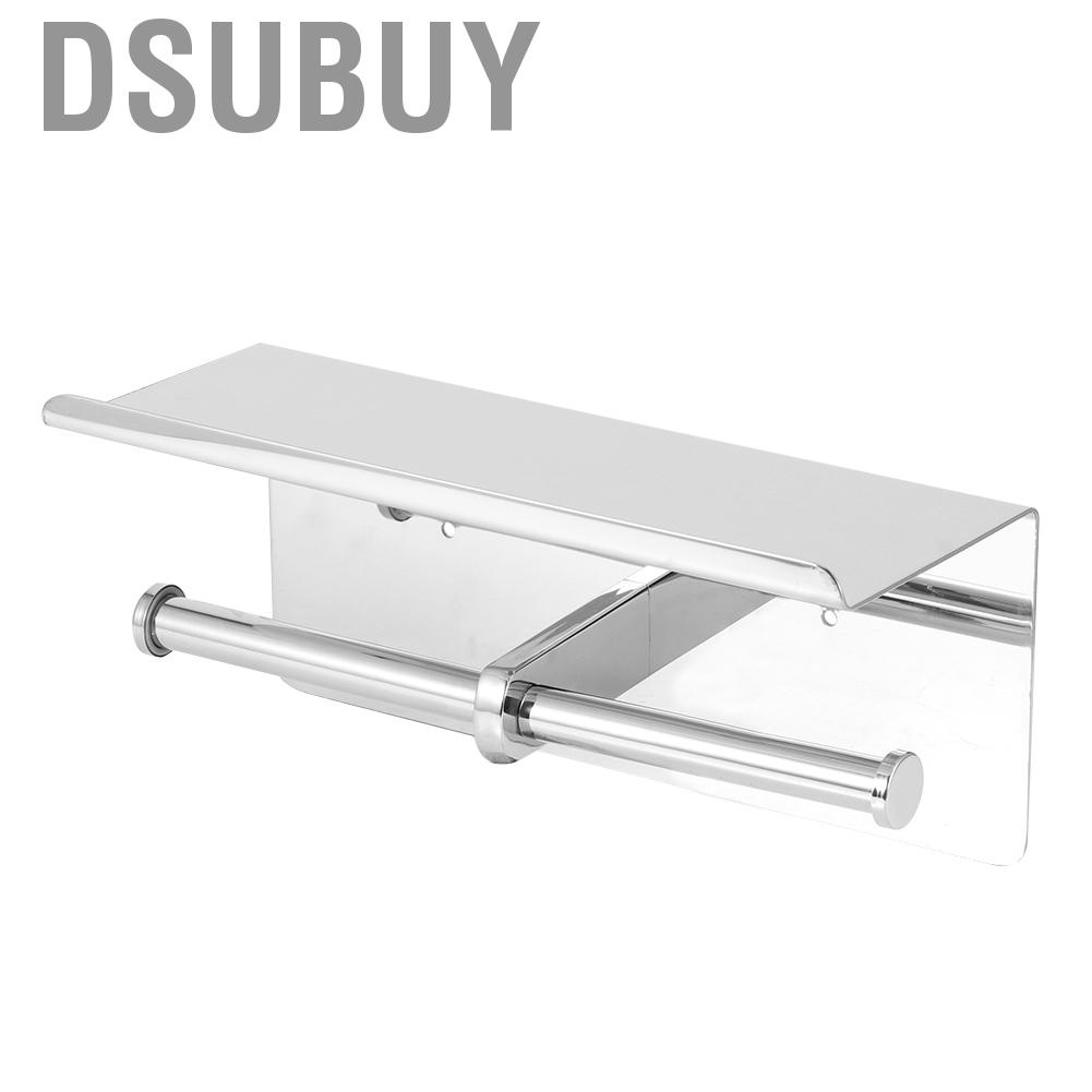 dsubuy-stainless-steel-dual-rack-roll-paper-holder-toilet-with-mobile-phone