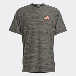 adidas เทรนนิง เสื้อยืดเทรนนิง Train Essentials Seasonal Stretch ผู้ชาย สีเขียว IB8131