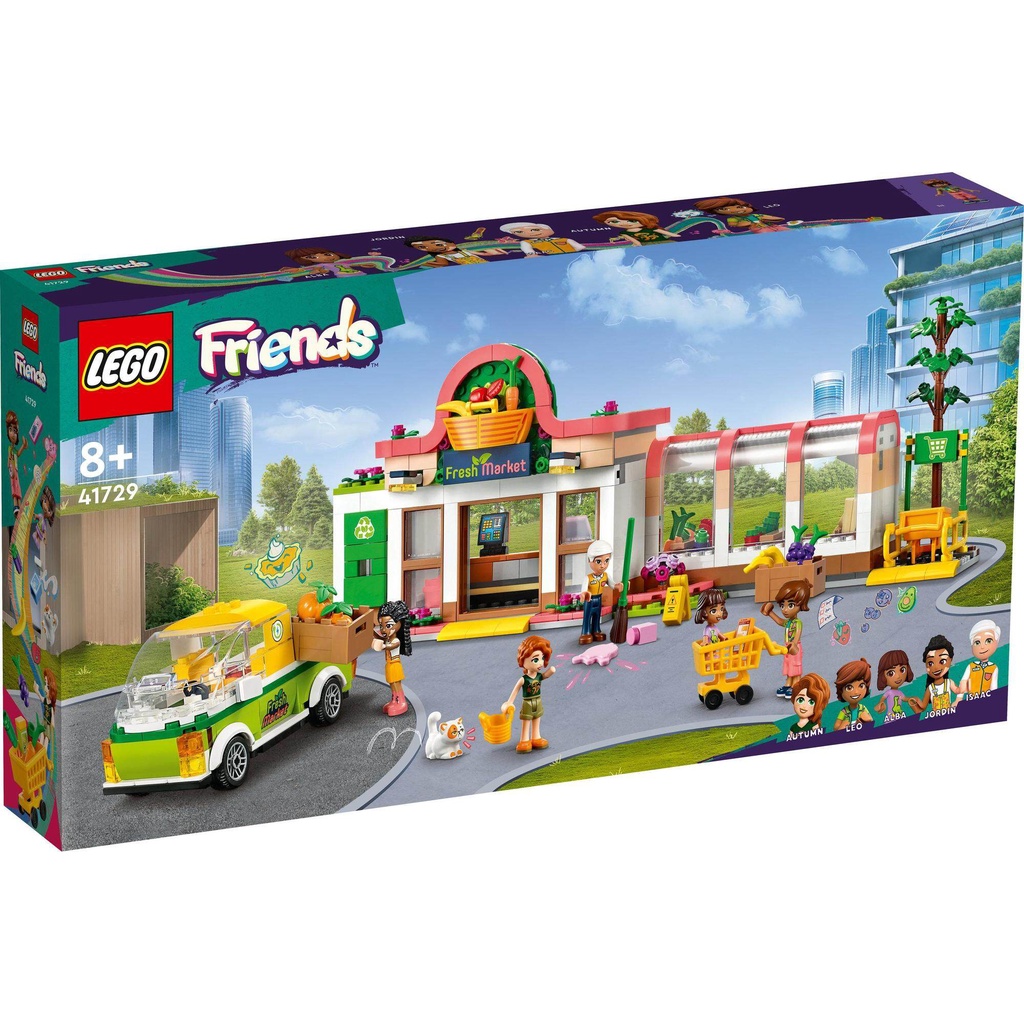 lego-friends-41729-ชุดของเล่นตัวต่อร้านขายของชําออร์แกนิก-830-ชิ้น