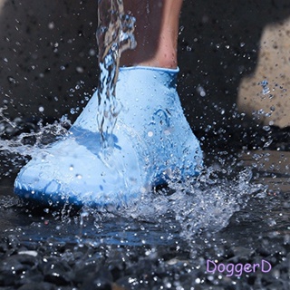 Doggerd รองเท้าบูทซิลิโคน กันน้ํา กันลื่น กันฝน สําหรับทุกเพศ ทุกวัย