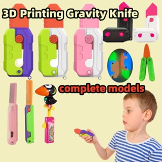 3D Printing Gravity Cub Jumping Small Radish Toy Mini Model Student Prize Pendant Decompression Toy