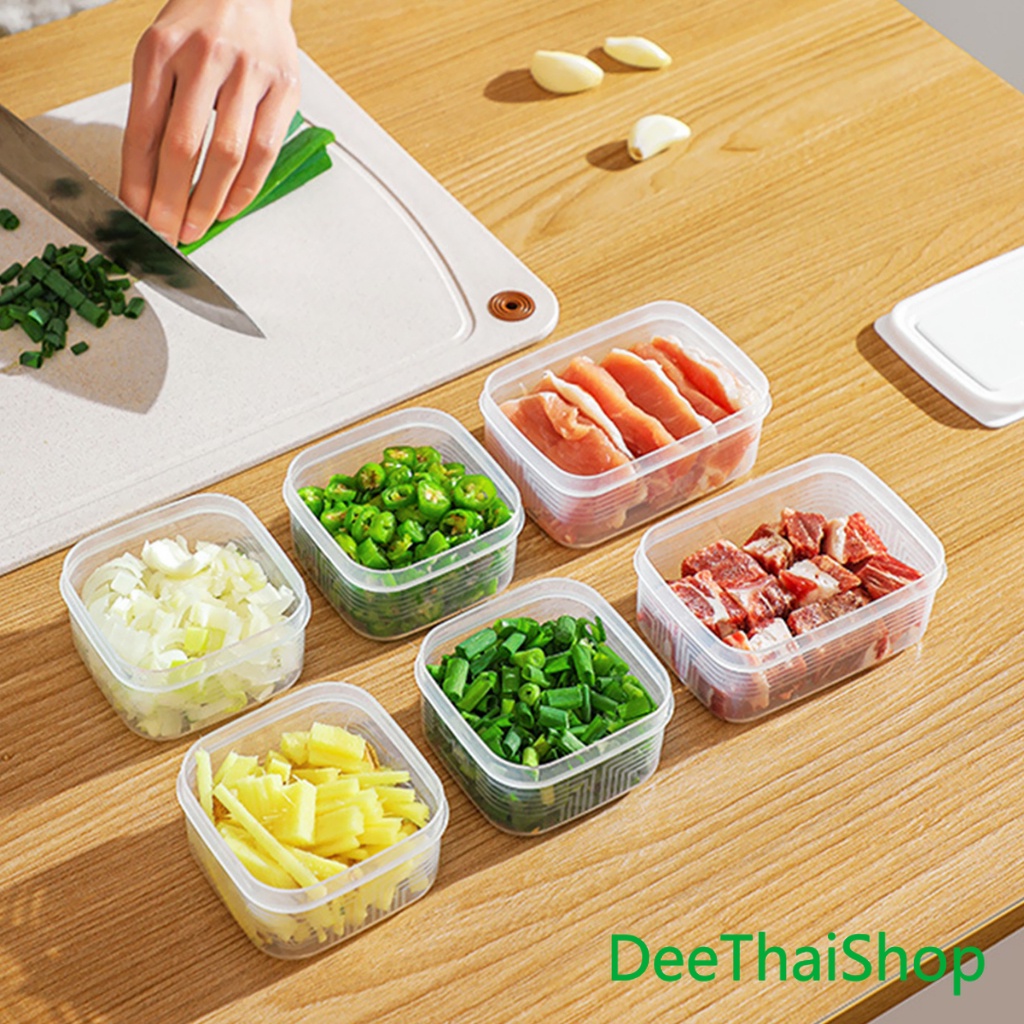 deethai-กล่องเก็บของในตู้เย็น-ถนอมอาหาร-พลาสติก-กล่องพลาสติก-storage-box