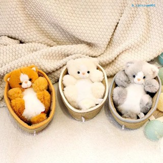 Calcix ตุ๊กตาแมวน่ารัก แบบนิ่ม อบอุ่น สําหรับตกแต่งบ้าน