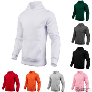 Befoyi zyq111 เสื้อกันหนาว แขนยาว มีฮู้ด ทรงหลวม สีพื้น สไตล์เกาหลี สําหรับผู้ชาย