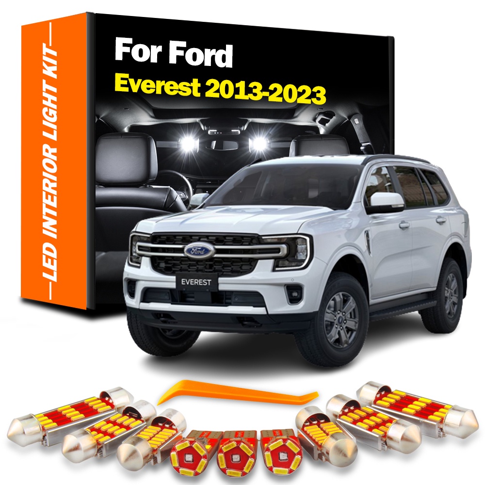 หลอดไฟ-led-12-ชิ้น-สําหรับ-ford-everest-2013-2014-2015-2016-2023