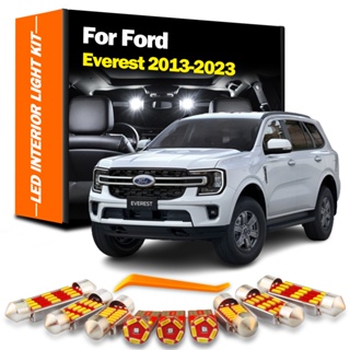 หลอดไฟ LED 12 ชิ้น สําหรับ Ford Everest 2013 2014 2015 2016 -2023