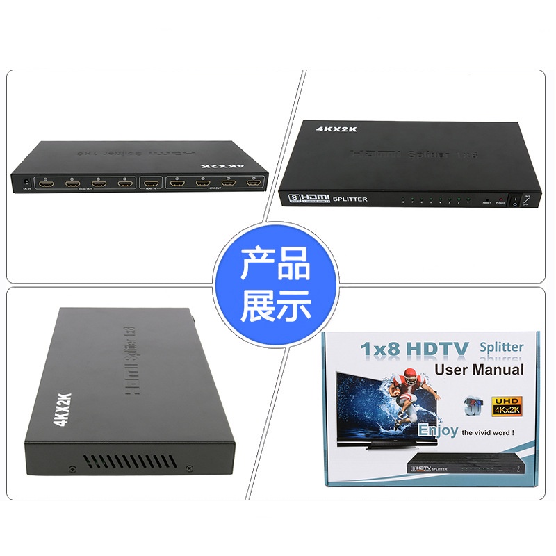 rl-hsp4k18-1-อุปกรณ์แยก-hdmi-1-in-8-out-video-conversion-1-point-8-4k-one-in-eight-out