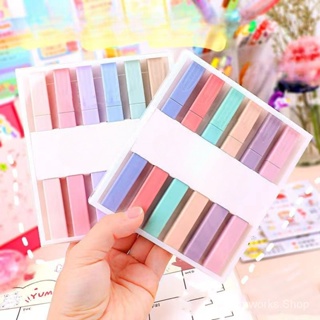 ปากกามาร์กเกอร์ สีมาการอง ทนทาน 12 สี สําหรับนักเรียน [ครบชุด] IINY