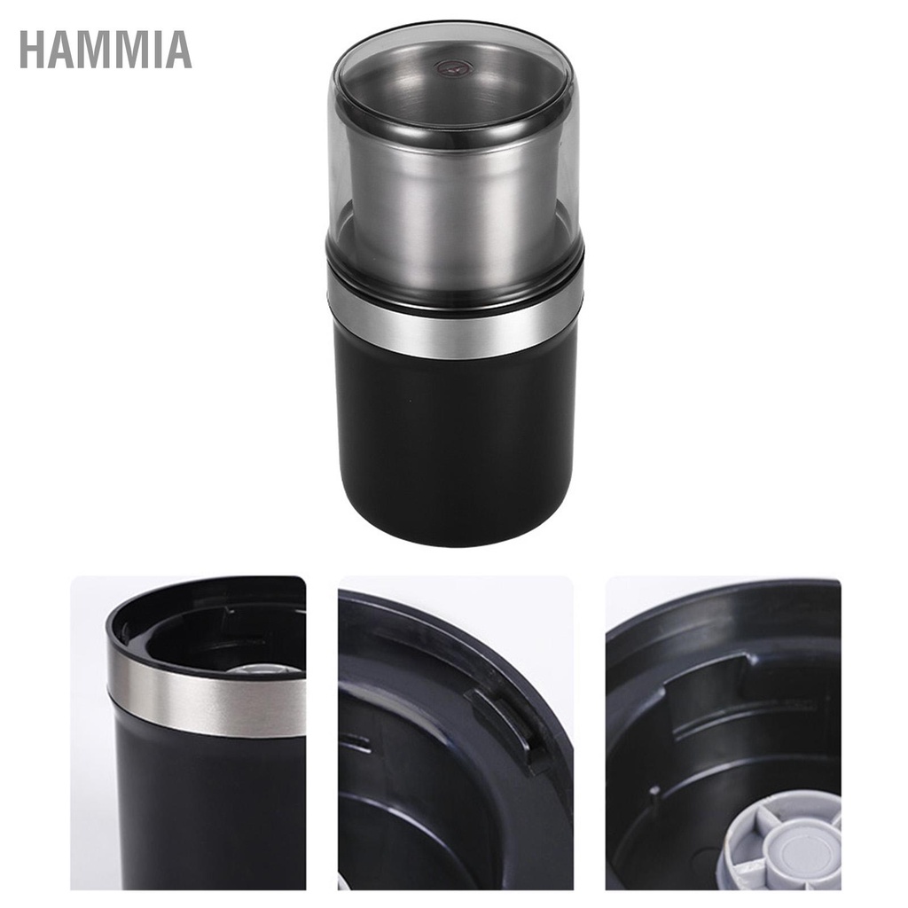 hammia-เครื่องบดสมุนไพรเปียกและแห้งใช้คู่มัลติฟังก์ชั่นใบมีดเดี่ยวถ้วยเครื่องบดเครื่องเทศสำหรับกระเทียมเนื้อปลั๊ก