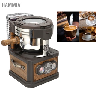 HAMMIA Vintage Coffee Bean Roaster อุณหภูมิที่แม่นยำควบคุมเสียงรบกวนต่ำเครื่องคั่วกาแฟ