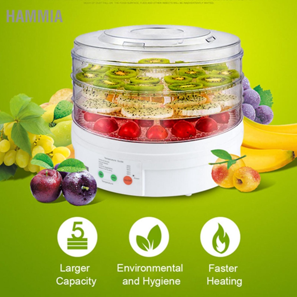 hammia-เครื่องอบแห้งผักผลไม้ไฟฟ้าอัจฉริยะ-3-ชั้นเครื่องอบแห้งผักเครื่องใช้ไฟฟ้าในครัว