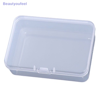 [Beautyoufeel] กล่องพลาสติก สําหรับเก็บเครื่องประดับ ต่างหู ลูกปัด สกรู 2 ชิ้น