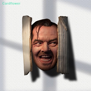 &lt;Cardflower&gt; ประติมากรรมเรซิ่น รูปแจ็ค Nicholson สําหรับตกแต่งบ้าน ชั้นวางหนังสือ