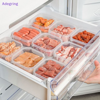 [Adegring] กล่องเก็บอาหาร ผัก ผลไม้ เนื้อสัตว์ พร้อมฝาปิด อุปกรณ์เสริม สําหรับตู้เย็น