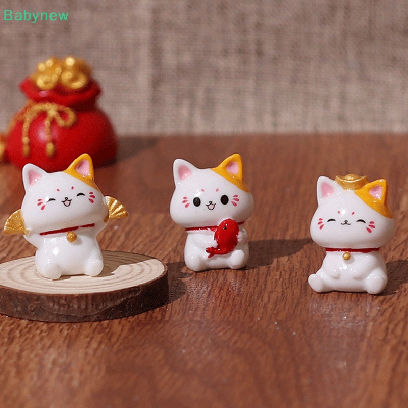 lt-babynew-gt-กระถางต้นไม้เรซิ่น-รูปการ์ตูนแมวนําโชคน่ารัก-ขนาดเล็ก-สําหรับตกแต่งสวน-diy-1-ชิ้น