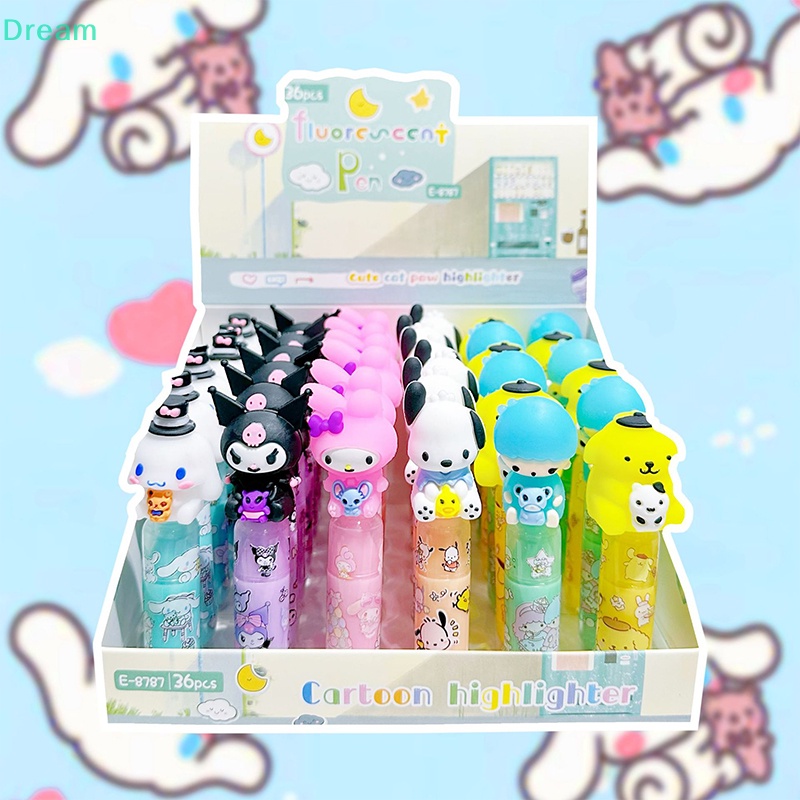 lt-dream-gt-sanrio-ปากกามาร์กเกอร์-ลายการ์ตูนน่ารัก-ขนาดเล็ก-สร้างสรรค์-หลากสี-เครื่องเขียน-สําหรับนักเรียน-ลดราคา