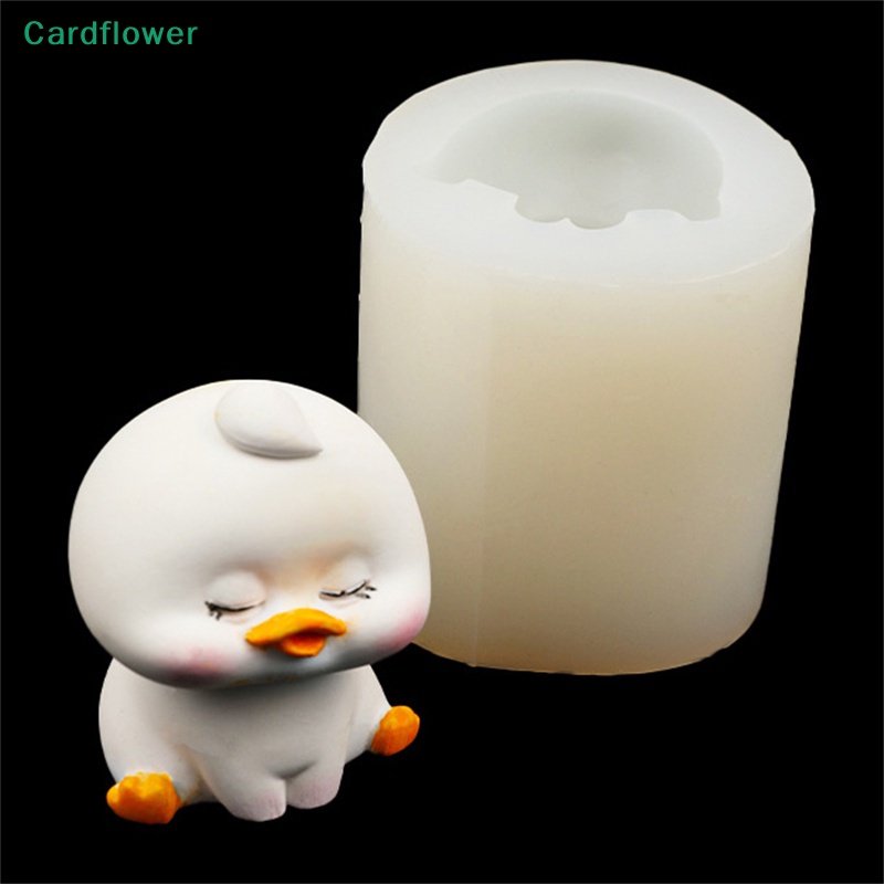 lt-cardflower-gt-แม่พิมพ์ซิลิโคน-รูปการ์ตูนเป็ด-สามมิติ-สําหรับทําช็อคโกแลต-น้ําแข็ง-เค้ก