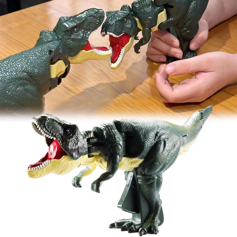 tiktok-ของเล่นไดโนเสาร์-ไทรันโนซอรัส-เร็กซ์-ไดโนเสาร์โยก-ของเล่นไดโนเสาร์กัด-ปืนของเล่นไดโนเสาร์-ของเล่นแสนสนุก