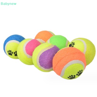 &lt;Babynew&gt; ลูกบอลเทนนิส รูปรอยเท้า สําหรับฝึกสัตว์เลี้ยง สุนัข