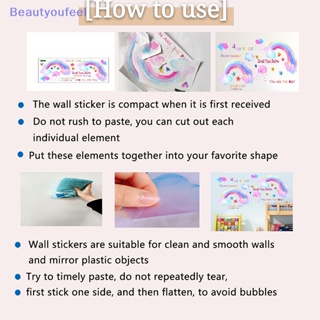 [Beautyoufeel] สติกเกอร์ PVC ลายผีเสื้อ มีกาวในตัว สําหรับตกแต่งผนังบ้าน ห้องนั่งเล่น ห้องนอน 1 ชิ้น