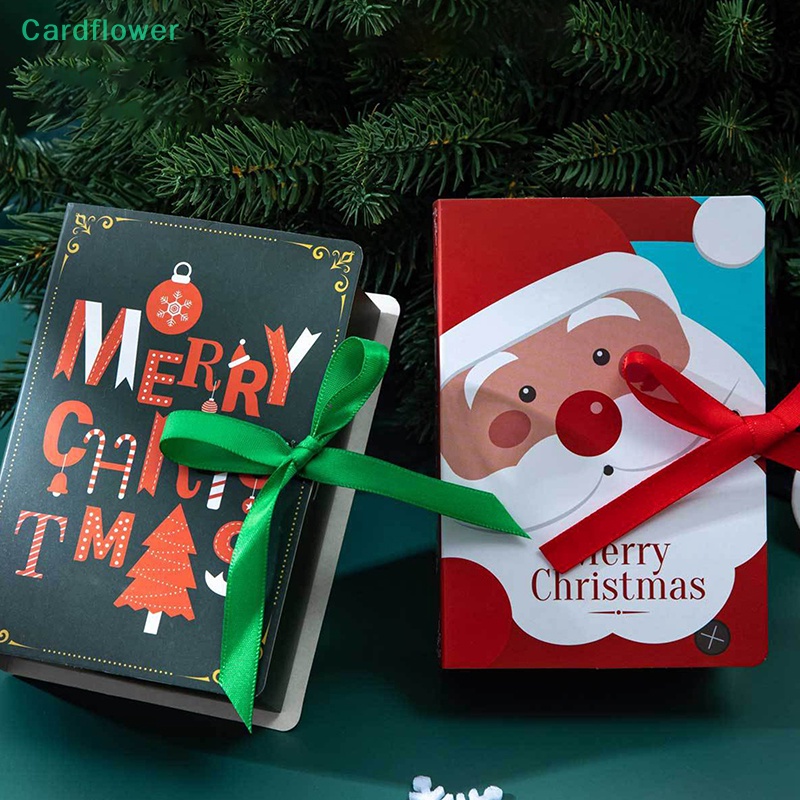 lt-cardflower-gt-ถุงขนมคริสต์มาส-รูปหนังสือ-merry-christmas-ซานต้าคลอส-สําหรับตกแต่งบ้าน-เทศกาลคริสต์มาส
