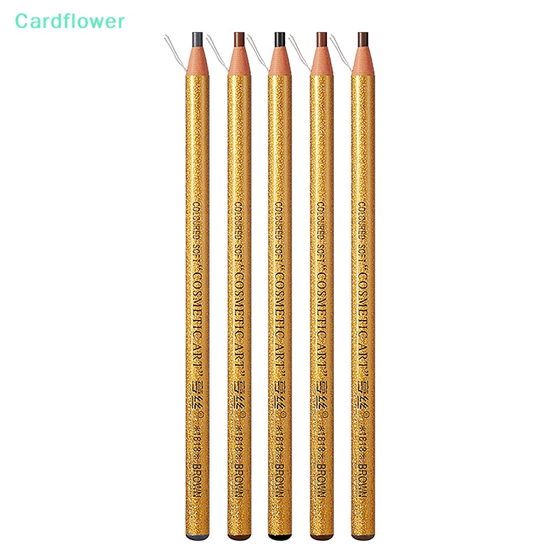 lt-cardflower-gt-ดินสอเขียนคิ้ว-กันน้ํา-ดินสอเขียนคิ้ว-ยาว-ธรรมชาติ-เครื่องสําอาง-มืออาชีพ-แต่งหน้า-สักคิ้ว-ทินท์-ปากกา-ลดราคา