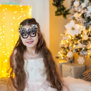 &lt;Cardflower&gt; แว่นตากลิตเตอร์ ไม่ทอ กรอบแว่นตา ลาย Happy New Year เหมาะกับปาร์ตี้คริสต์มาส สําหรับผู้ใหญ่ เด็ก ลดราคา 2024